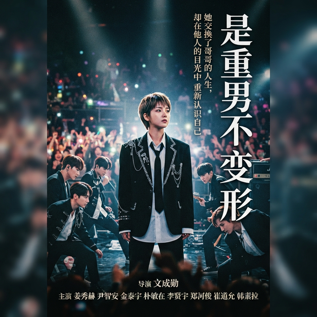 《是美男啊》恩星男装侧脸剪影